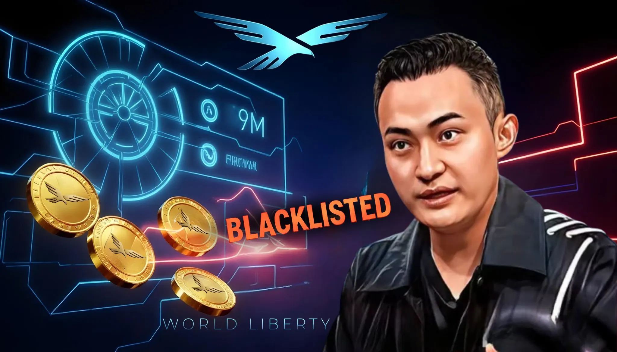 Justin Sun’s WLFI Wallet Blacklisted After $9M Transfer to HTX