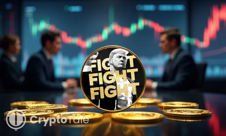 TRUMP Token Faces Fragile Balance With $8 Support at Risk