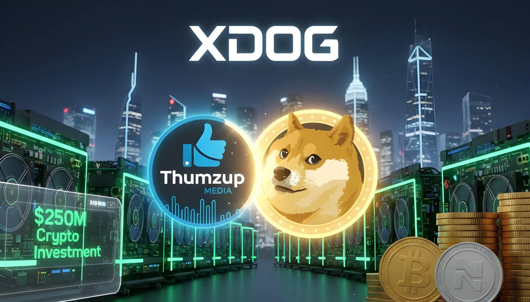 Thumzup Media Moves to Crypto, Plans $250M Dogecoin Mining Firm