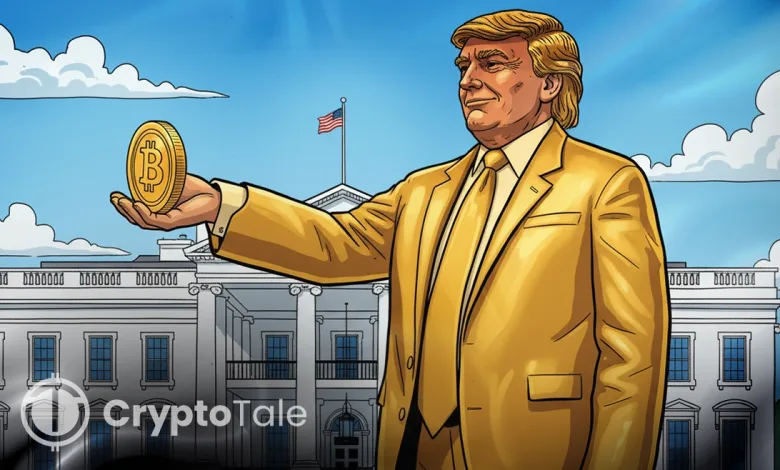 Trump’s Bitcoin Statue Stirs Clash of Politics and Crypto