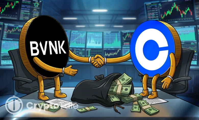 Coinbase May Outbid Mastercard for $2.5B BVNK Stablecoin Buyout