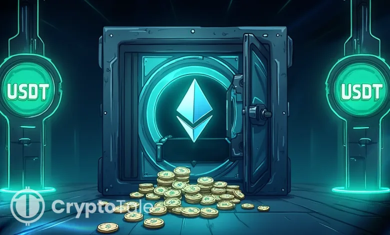 Ethereum Whale Deposits $500M USDT Ahead of Stable Launch