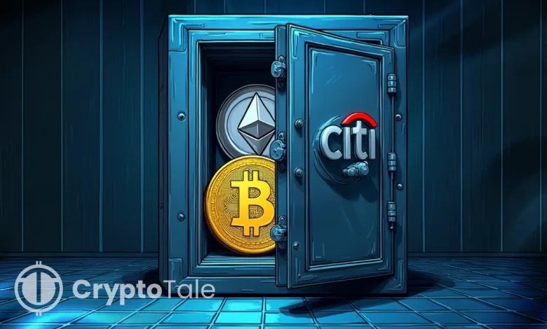 Wall Street Giant Citi Plans Native Crypto Asset Custody by 2026
