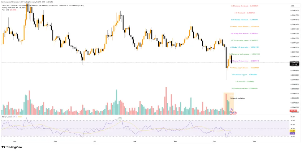 SHIB/USDT 1D Chart - TradingView