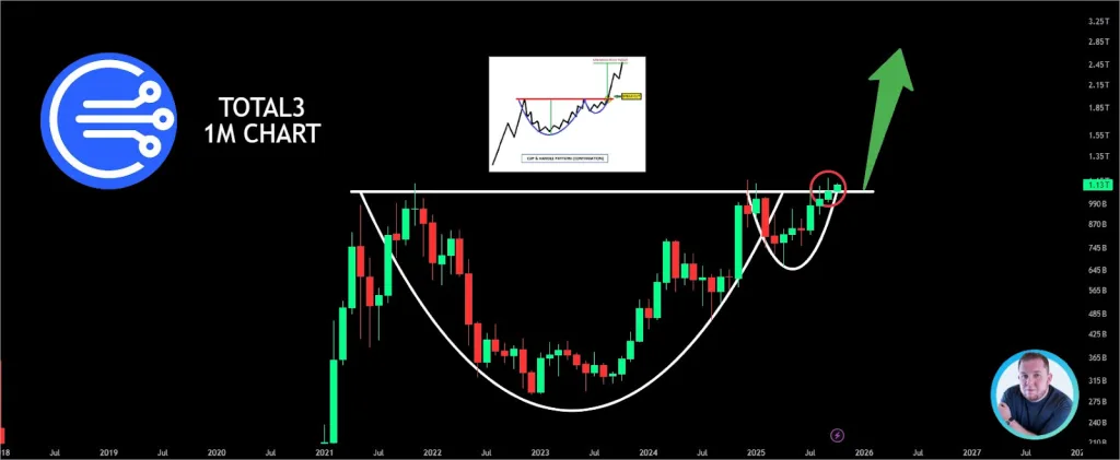 Total3 1M Chart