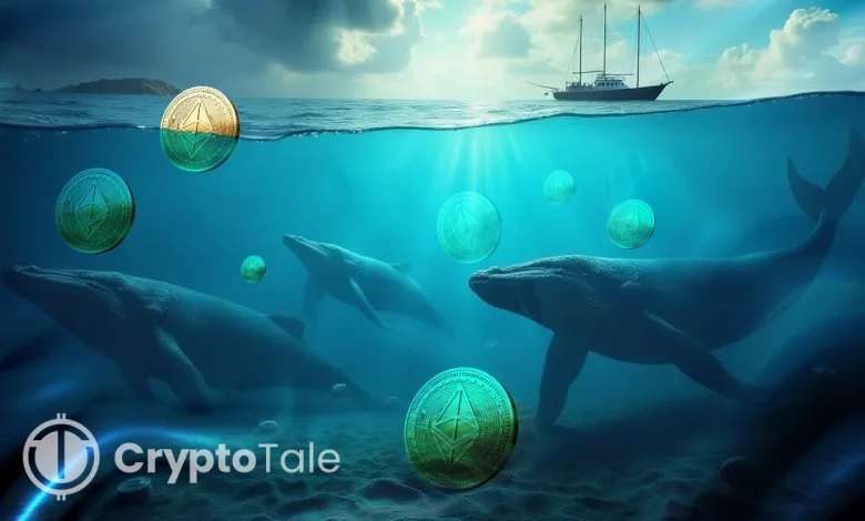 ETH Slides as Selling Pressure Rises and Whales Exit Positions