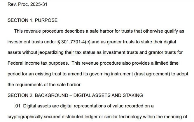 Revenue Procedure 2025-31 Draft